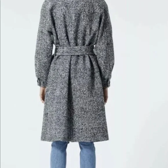 The Kooples BLACK WOOL COAT WITH HIGH NECK. Condition is "New with tags". - Picture 2 of 6